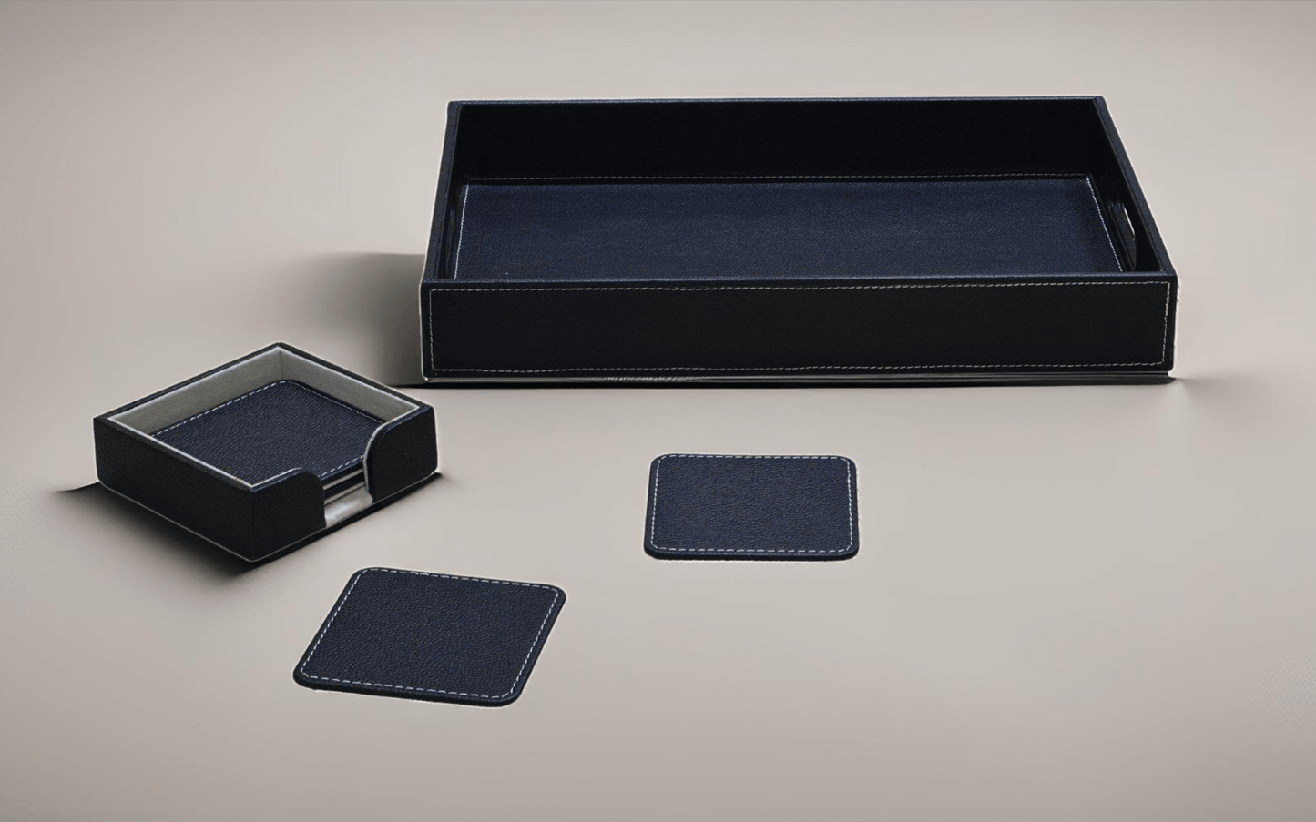 Tray and Coaster Set