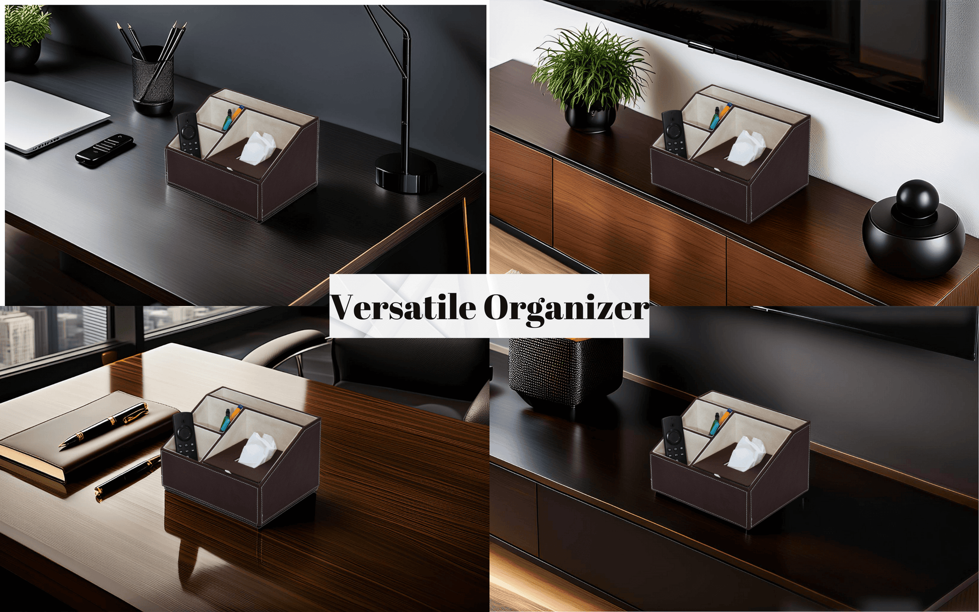 Desk Organizer in Different Settings