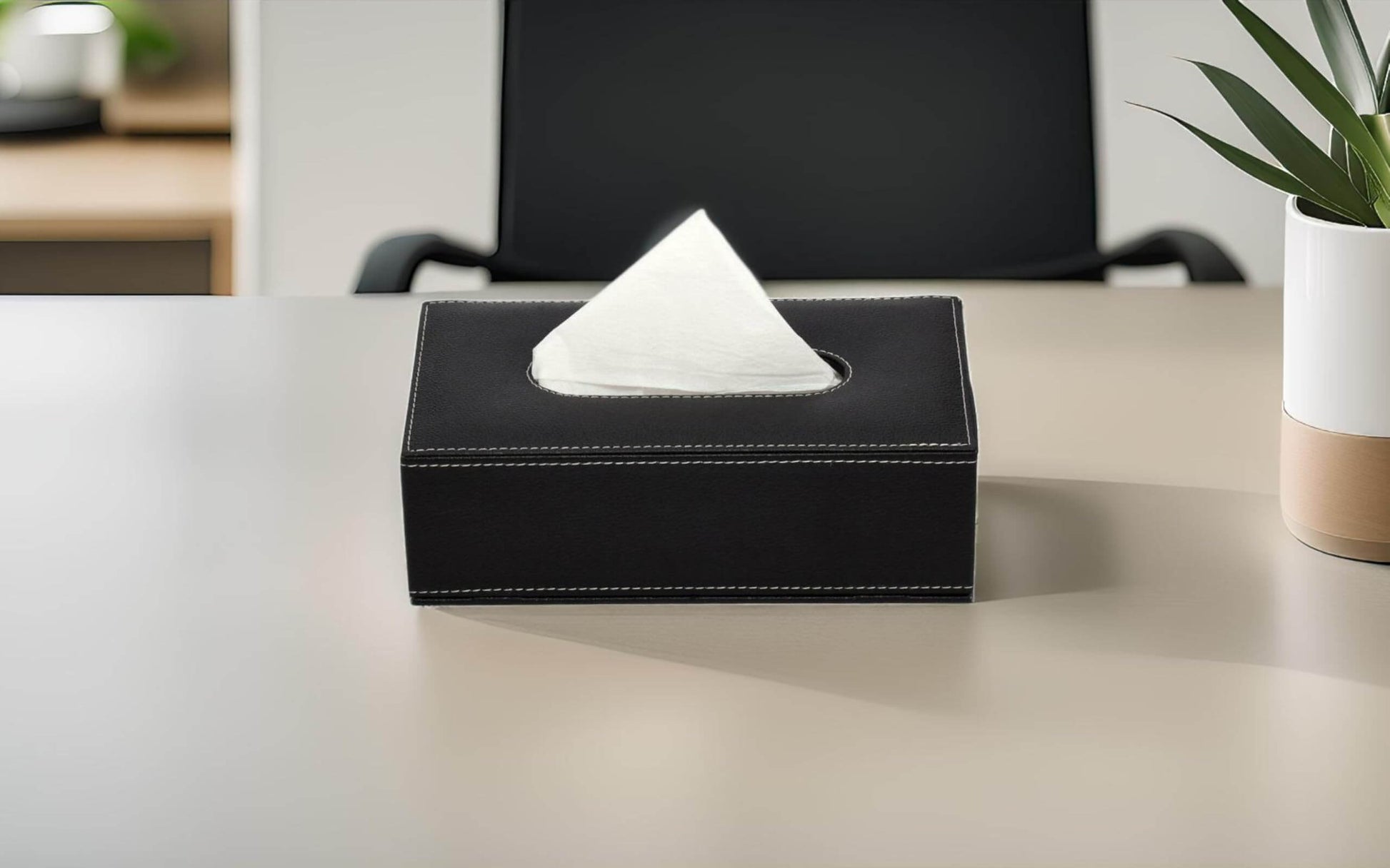 Tissue Holder Leather