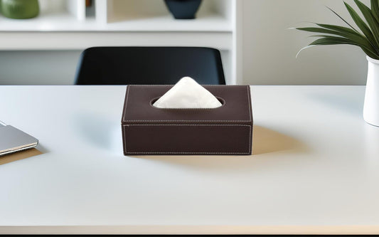  Tissue Holder Leather